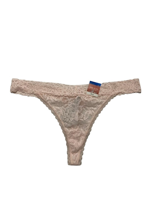 STATE OF DAY Lace Thong Underwear PINK XL