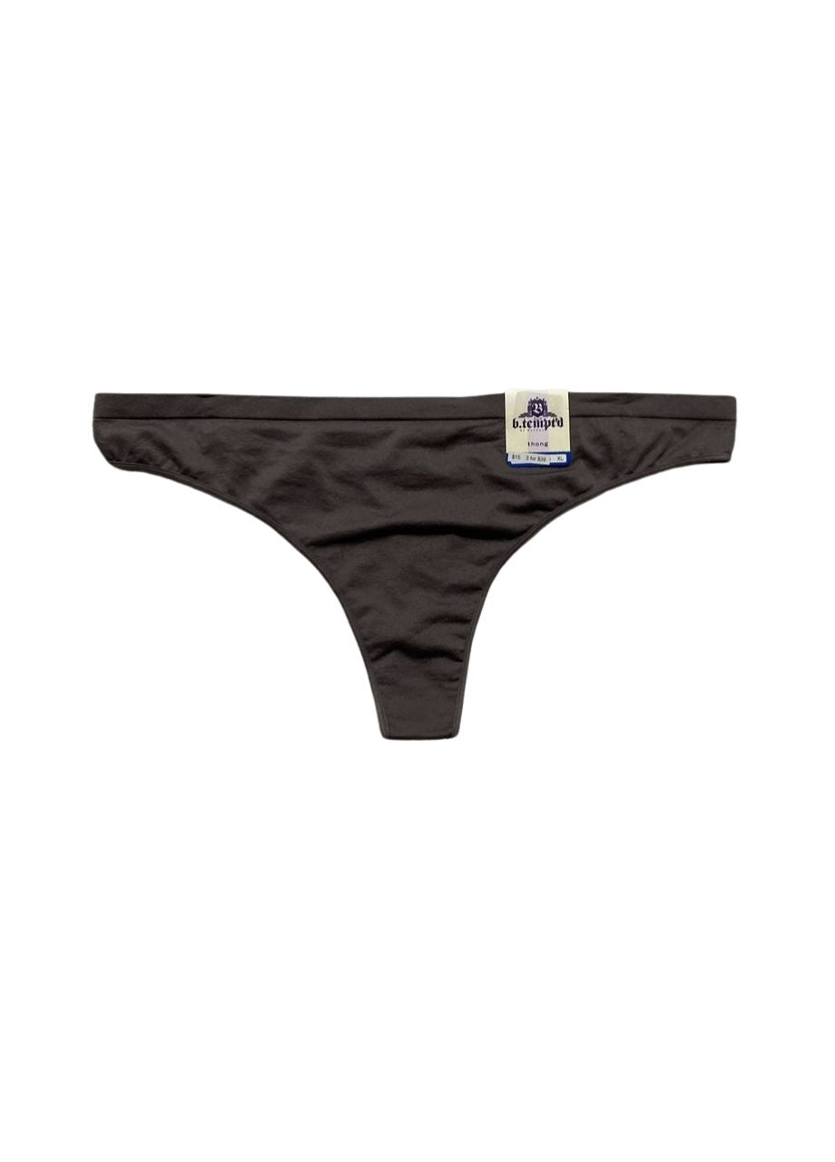 B.TEMPT'D Minimal Coverage Thong Panty SHARK XL