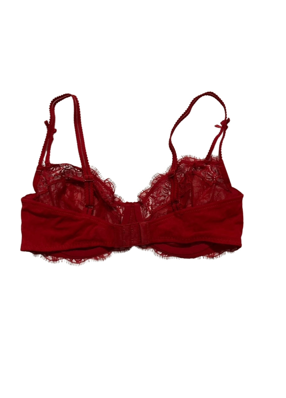 B.TEMPT´D Lace Demi Contour Underwire Bra RED 38DD