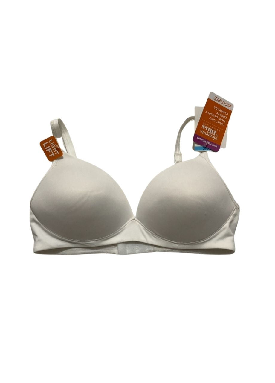 NWD WARNER'S Elements of Bliss Wire-Free Bra WHITE 34C