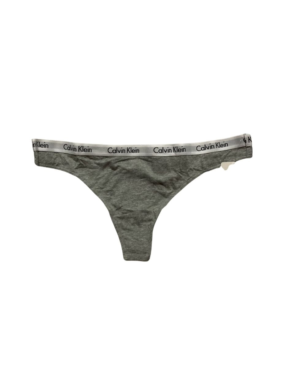 CALVIN KLEIN Carousel Thong Panty GRAY L
