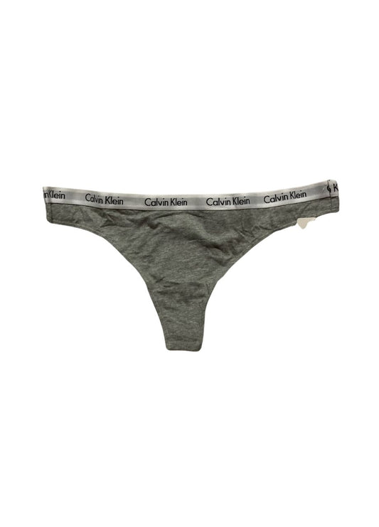 CALVIN KLEIN Carousel Thong Panty GRAY L