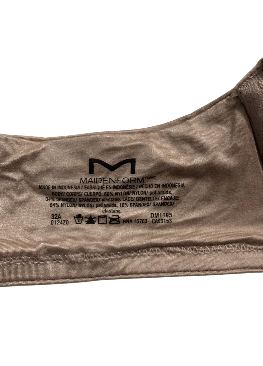 MAIDENFORM Push-Up Bra with Microfiber EVENING BLUSH 32A