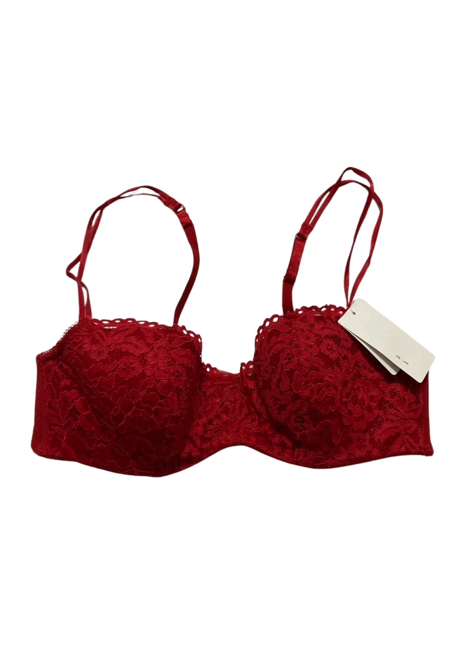 B.TEMPT´D Ciao Bella Lightly Padded Balconette Underwire Bra RED 38B