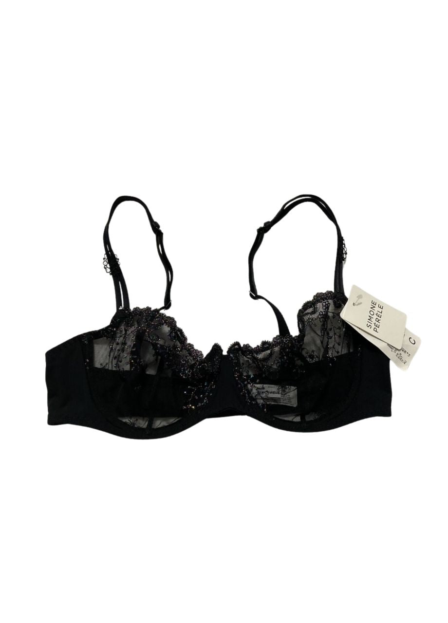 SIMONE PERELE Delice Demi Cup Bra BLACK 36C