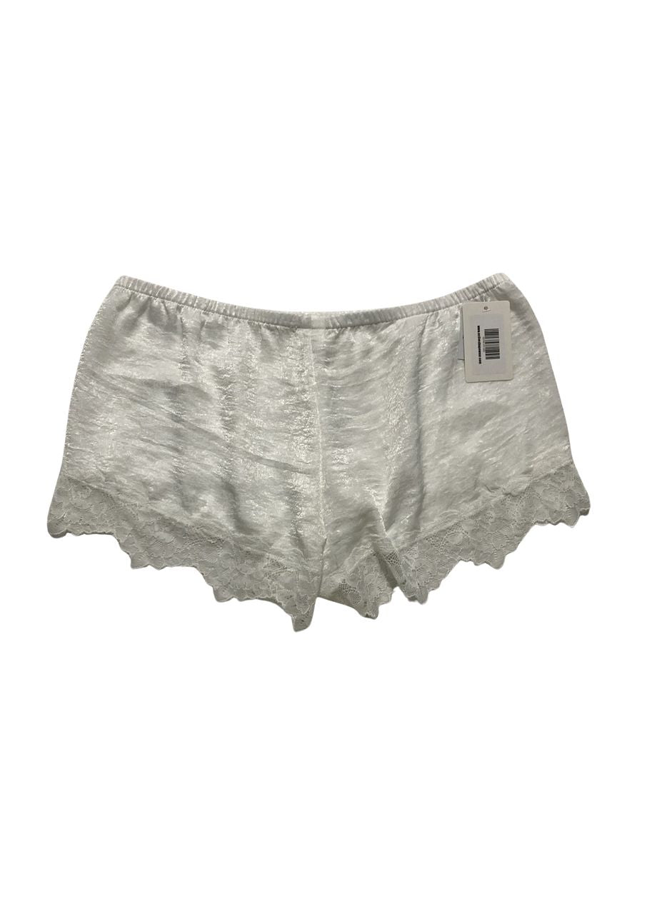 BLOOM Shorts Pajama Set WHITE M
