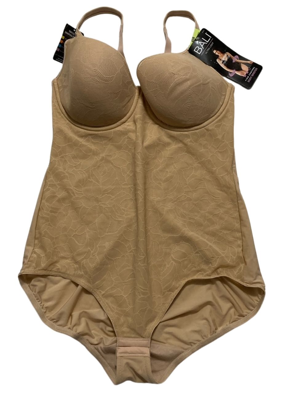 BALI Ultra Light Body Briefer Fajas Shapewear NUDE 40B