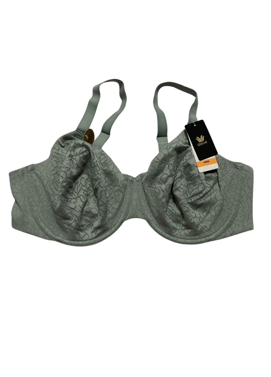 WACOAL Inside Job Unlined Underwire Bra ICEBERG GREEN 40DD