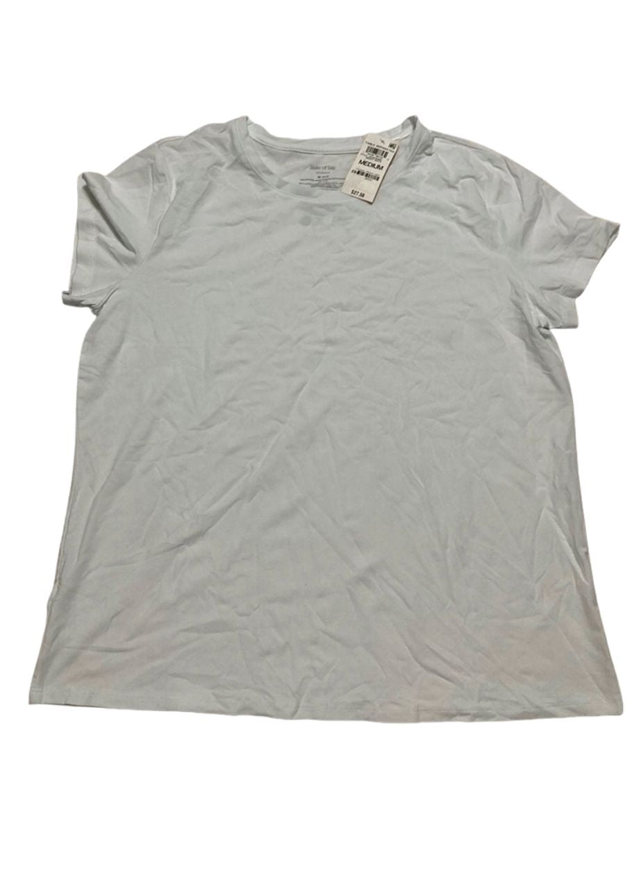 STATE OF DAY Pajama Top Round Neck WHITE