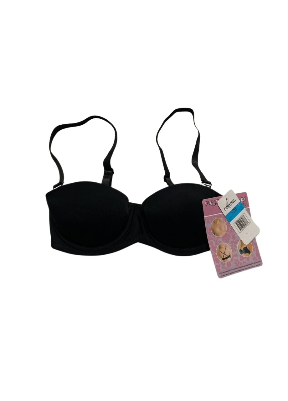 CAENIVAL Seamless Seven Way Convertible Bra BLACK 32B