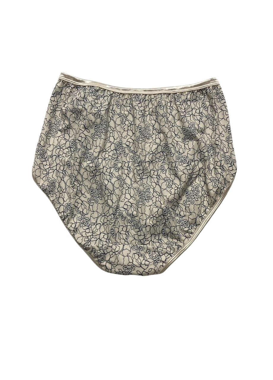 VANITY FAIR Illumination Brief Panties TRANQUIL LACE PRINT XL
