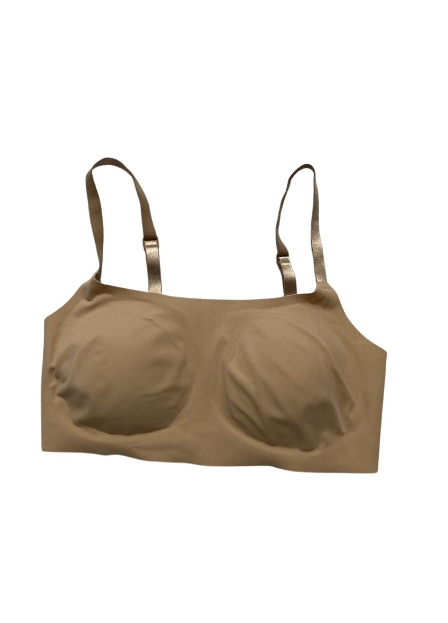 CALVIN KLEIN Invisibles Comfort Seamless Adjustable Skinny Strap Bralette BARE M