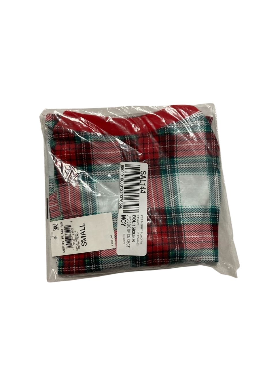HOLIDAY LANE Winterton Plaid Cotton Matching Family Pet Pajamas MULTICOLOR S