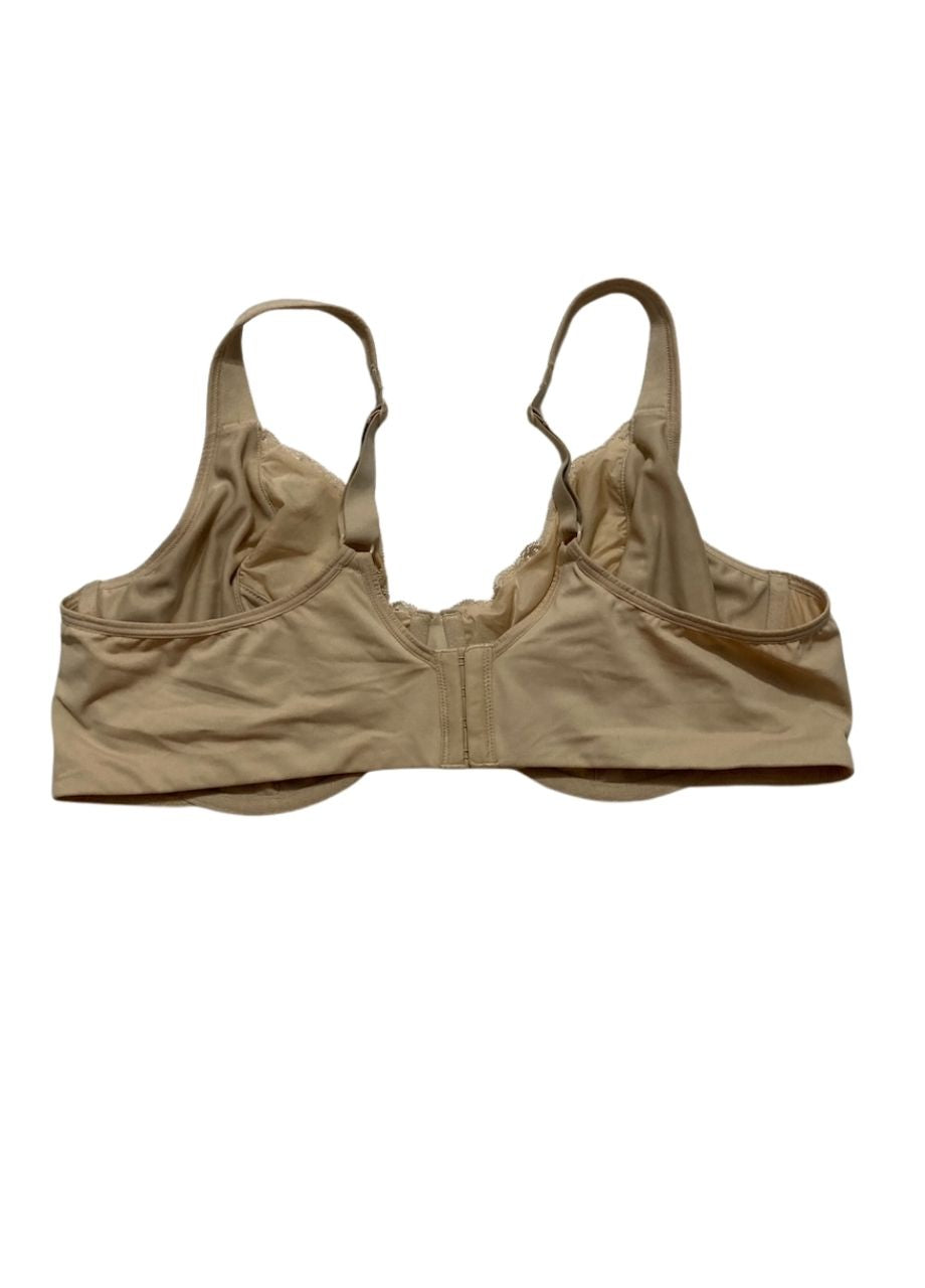 VANITY FAIR Flattering Lace Full Figure Minimizer Underwire Bra NATURAL LACE 44C