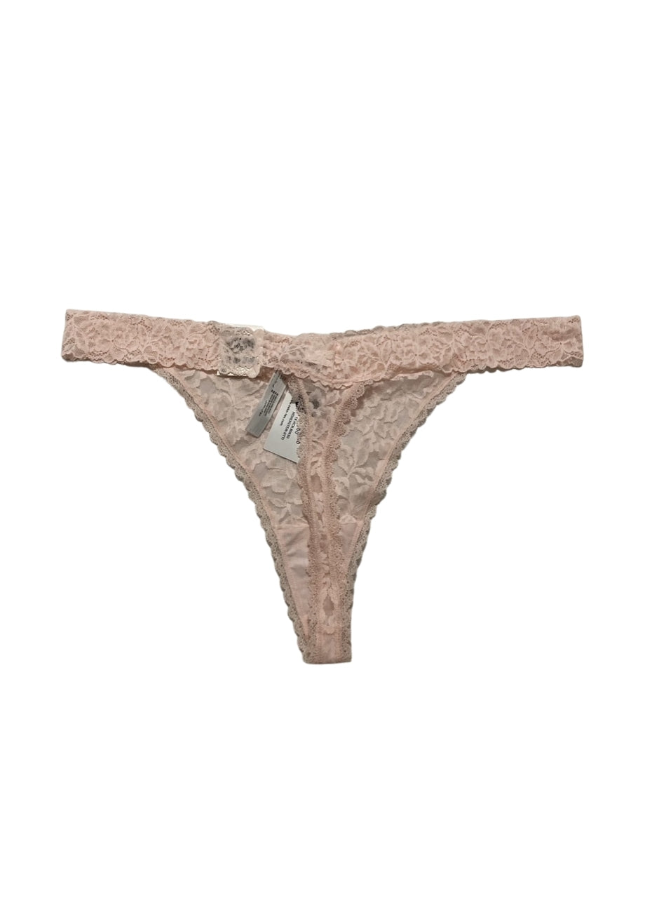 STATE OF DAY Lace Thong Underwear PINK XXL