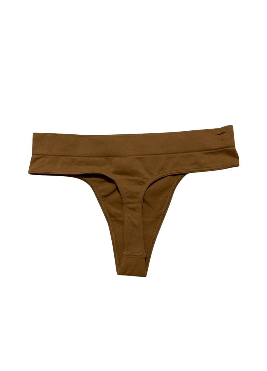 STATE OF DAY Thong Waist Band BROWN XS