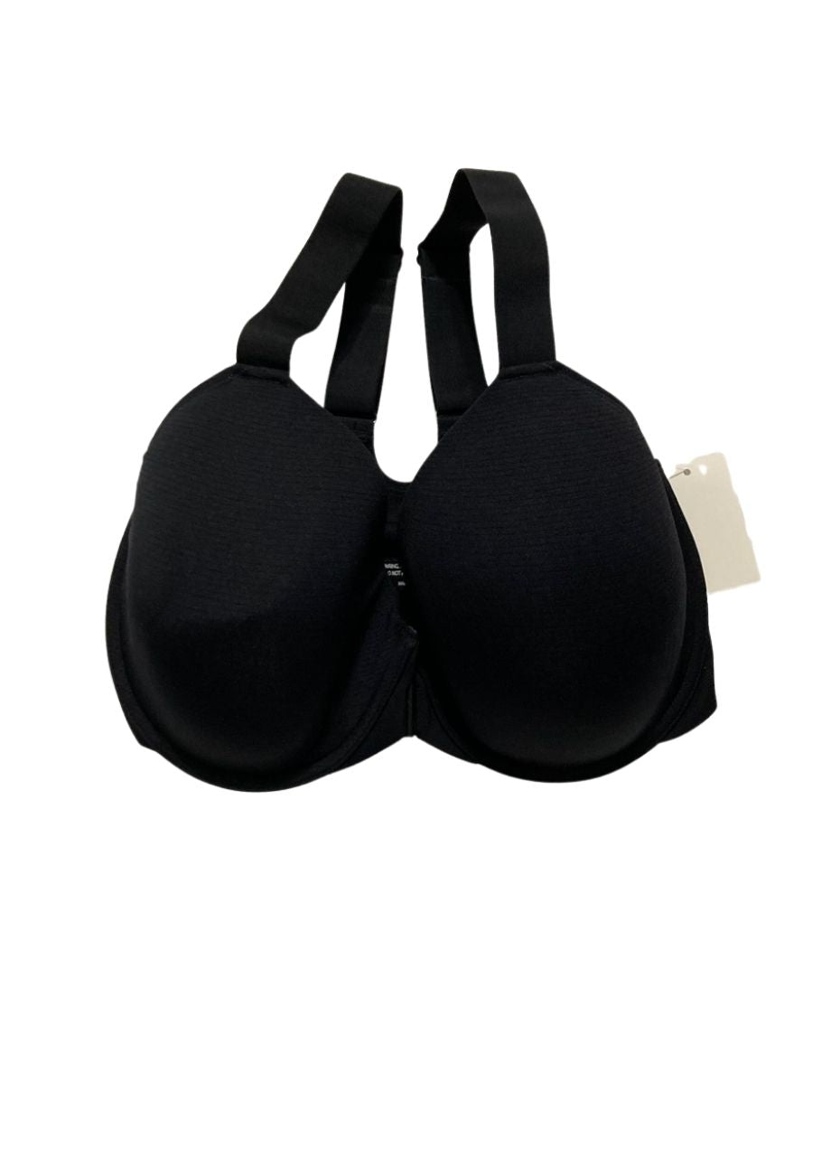 FELINA Utopia Front-Close Racerback T-Shirt Bra BLACK 36H