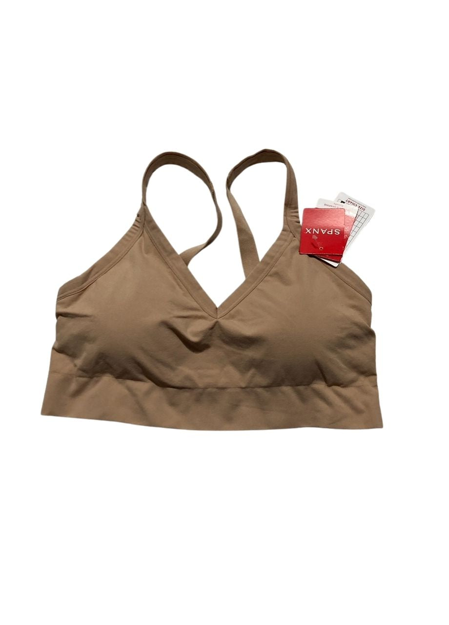 SPANX EcoCare Seamless Shaping Longline Bralette TOASTED OATMEAL XL