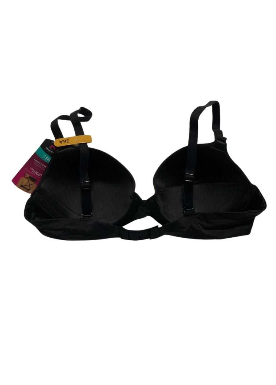 MAIDENFORM Demi Underwire Bra, One Fab Fit Lightly Padded BLACK 36A