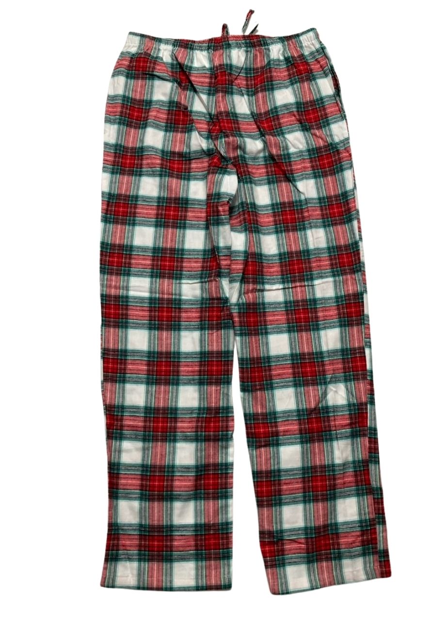 HOLIDAY LANE Merry Plaid Fleece Pajama Pants MULTICOLOR M