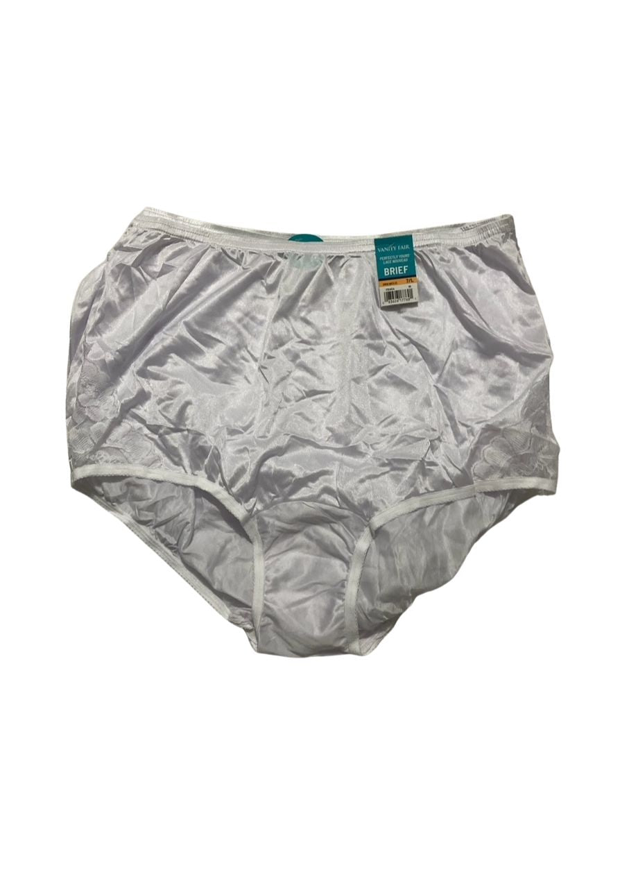 VANITY FAIR High Waisted Underwear STAR WHITE L