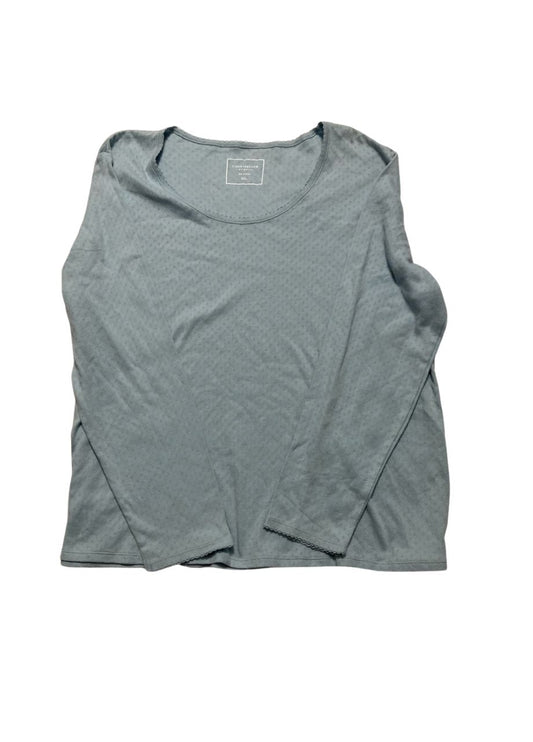 CHARTER CLUB Long-Sleeve Pajama top BLUEXXL