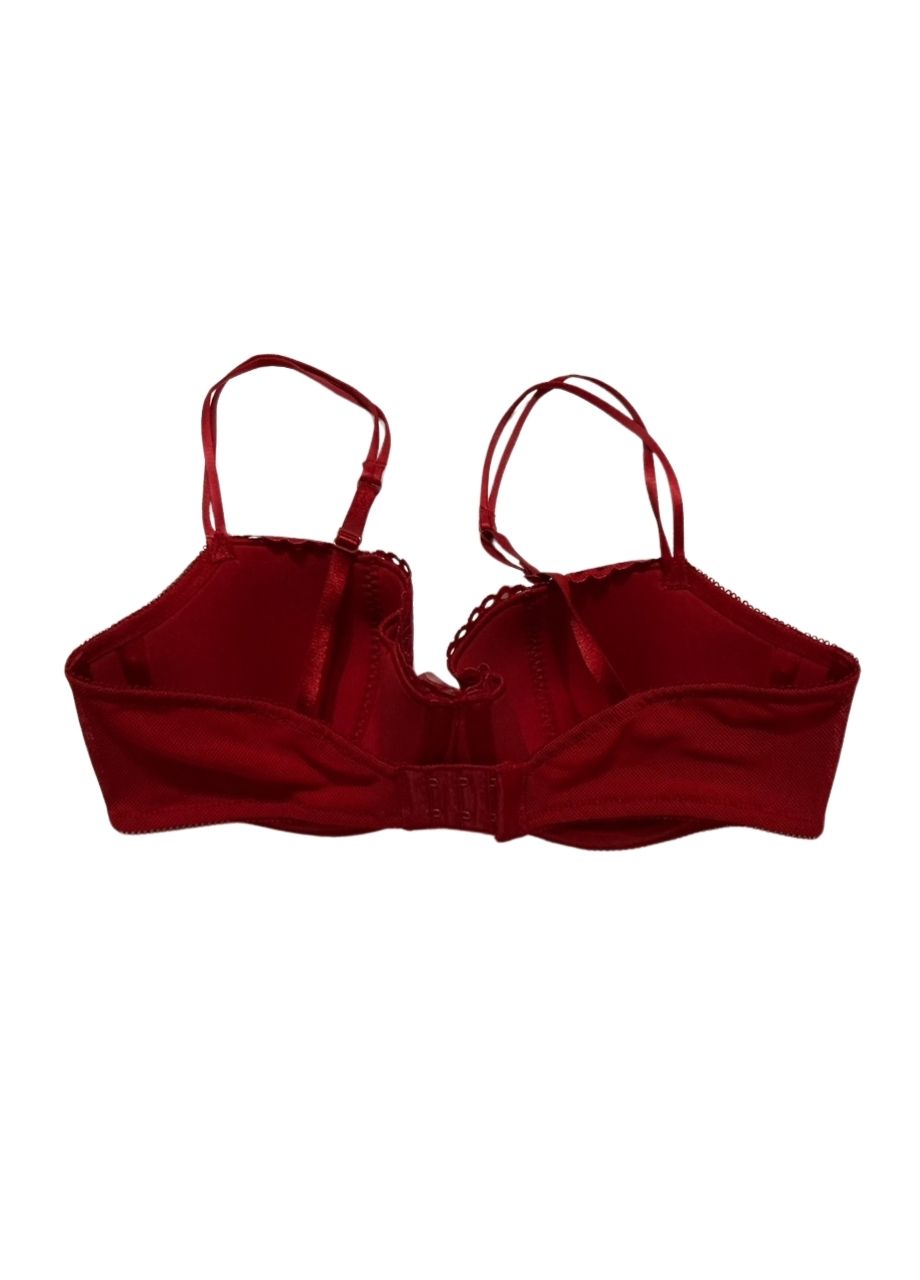 B.TEMPT´D Ciao Bella Lightly Padded Balconette Underwire Bra RED 36D
