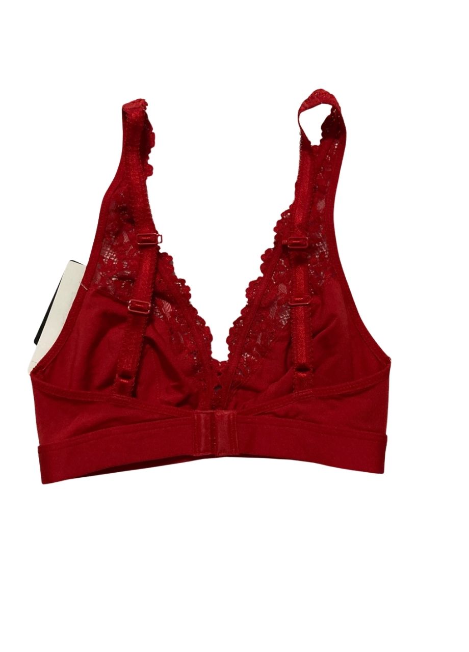WACOAL Embrace Lace Convertible Plunge Soft Cup Wireless Bra RED 32