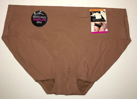 NWD Bali Women’s Comfort Revolution Easylite Hipster Panty BROWN 2XL