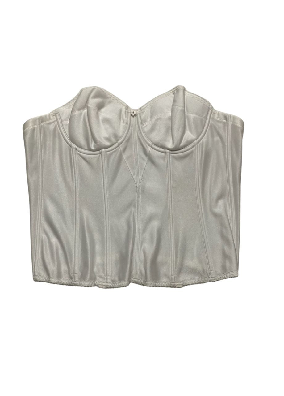 DOMINIQUE Underwire Satin Bustier IVORY 36C