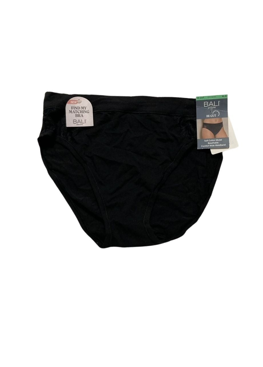 NWD BALI Cotton Modal Hi-Cut Panty BLACK XL