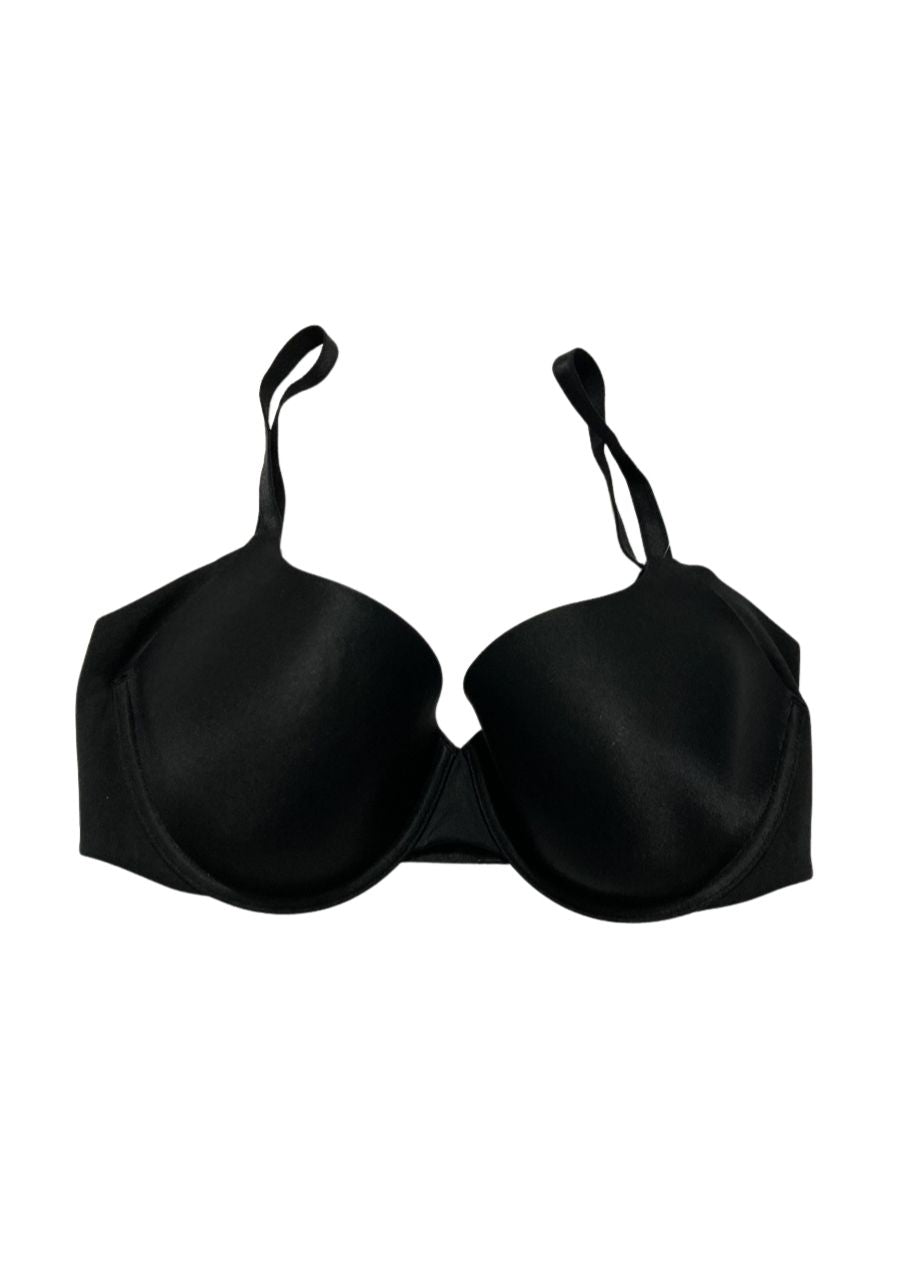 WARNERS Smoothing Comfort Underwire Lightly Lined T-Shirt Bra BLACK 34D