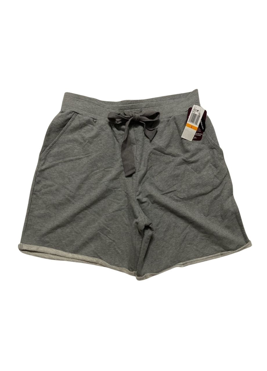 FELINA Organic French Terry High Waisted Bermuda Short GRAY S