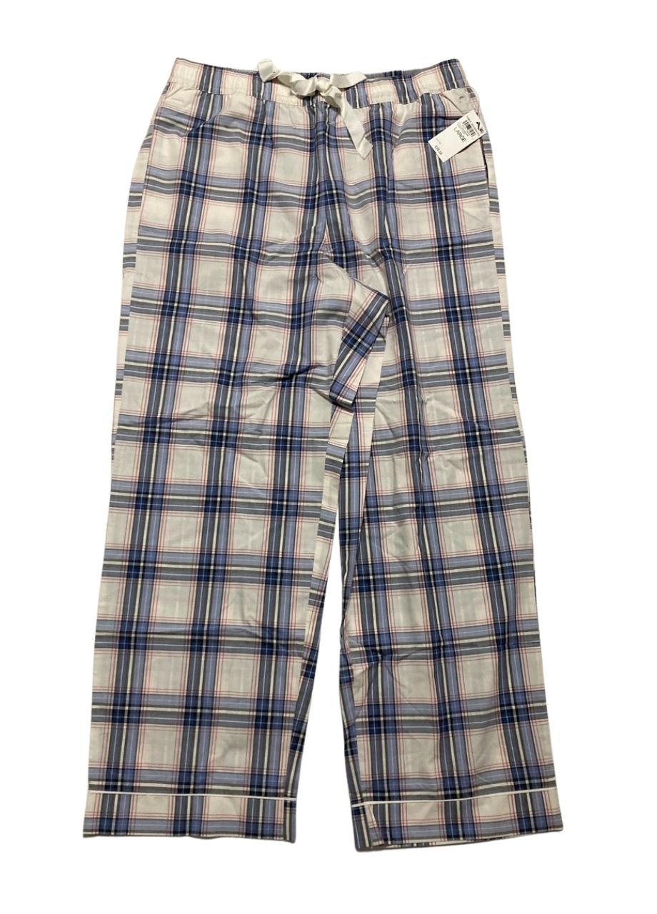 STATE OF DAY Plaid Flannel Pajama Pants BRIGHT PLAID L
