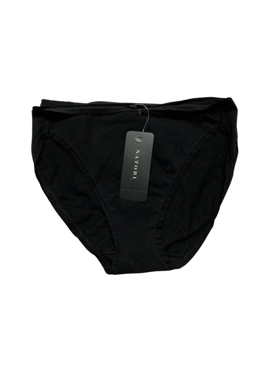 NATORI Bliss Bare Cotton Bikini 3-pack BLACK M
