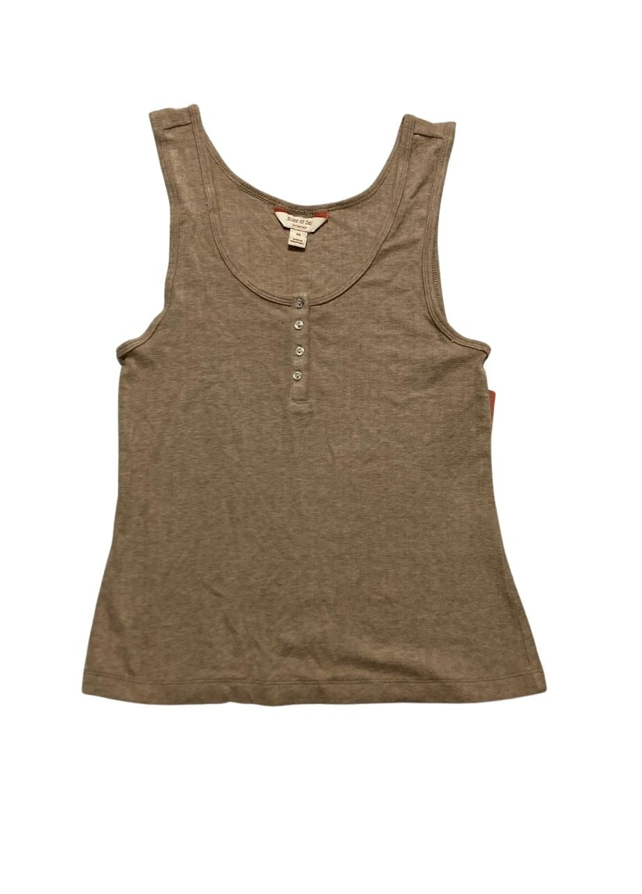 STATE OF DAY Strap Tank BEIGE XS