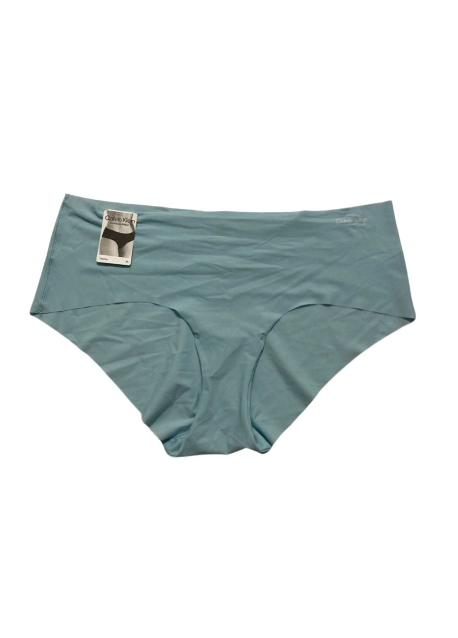 CALVIN KLEIN Invisible micro hipster panties BLUE XL