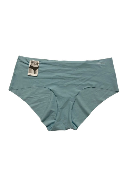 CALVIN KLEIN Invisible micro hipster panties BLUE XL
