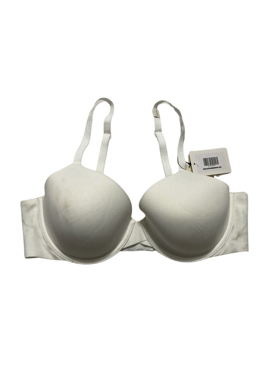 NWD CALVIN KLEIN Perfectly Fit Modern T-Shirt Bra WHITE 38C