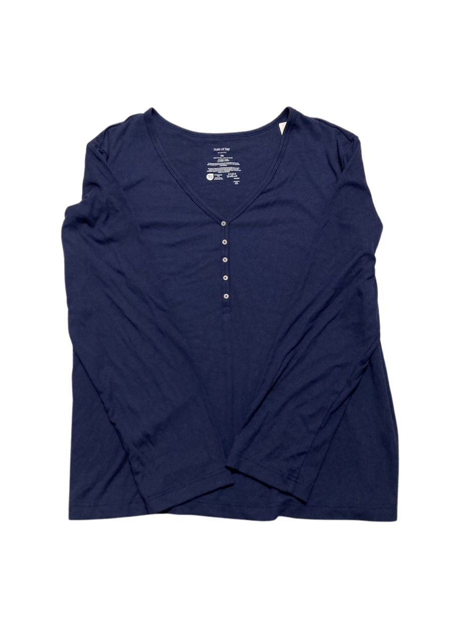 STATE OF DAY Pajama top NAVY XXL