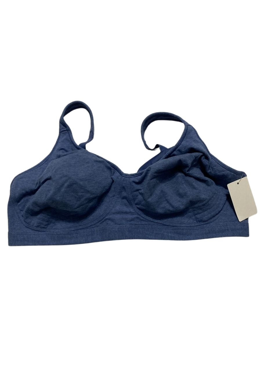 PLAYTEX 18 Hour Ultimate Lift Cotton Wireless Bra BLUE 44D