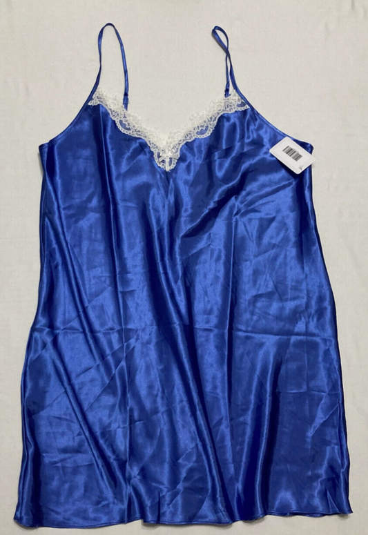 Linea Donatella Pajama Top Lace Blue XL