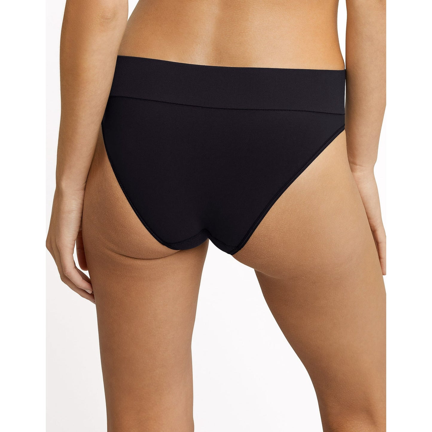 MAIDENFORM Bikini Seamless Underwear Womens Soft and Smooth Panties BLACK XL