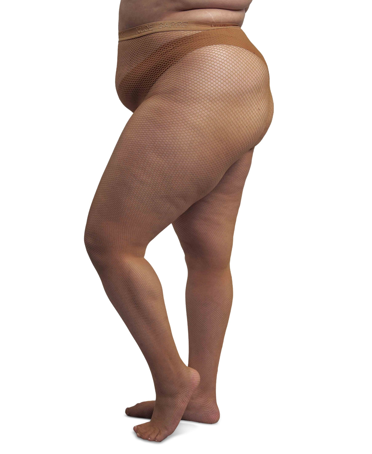 NUDE BARRE 12 PM Fishnet Tights in 12Pm at Nordstrom BROWN L
