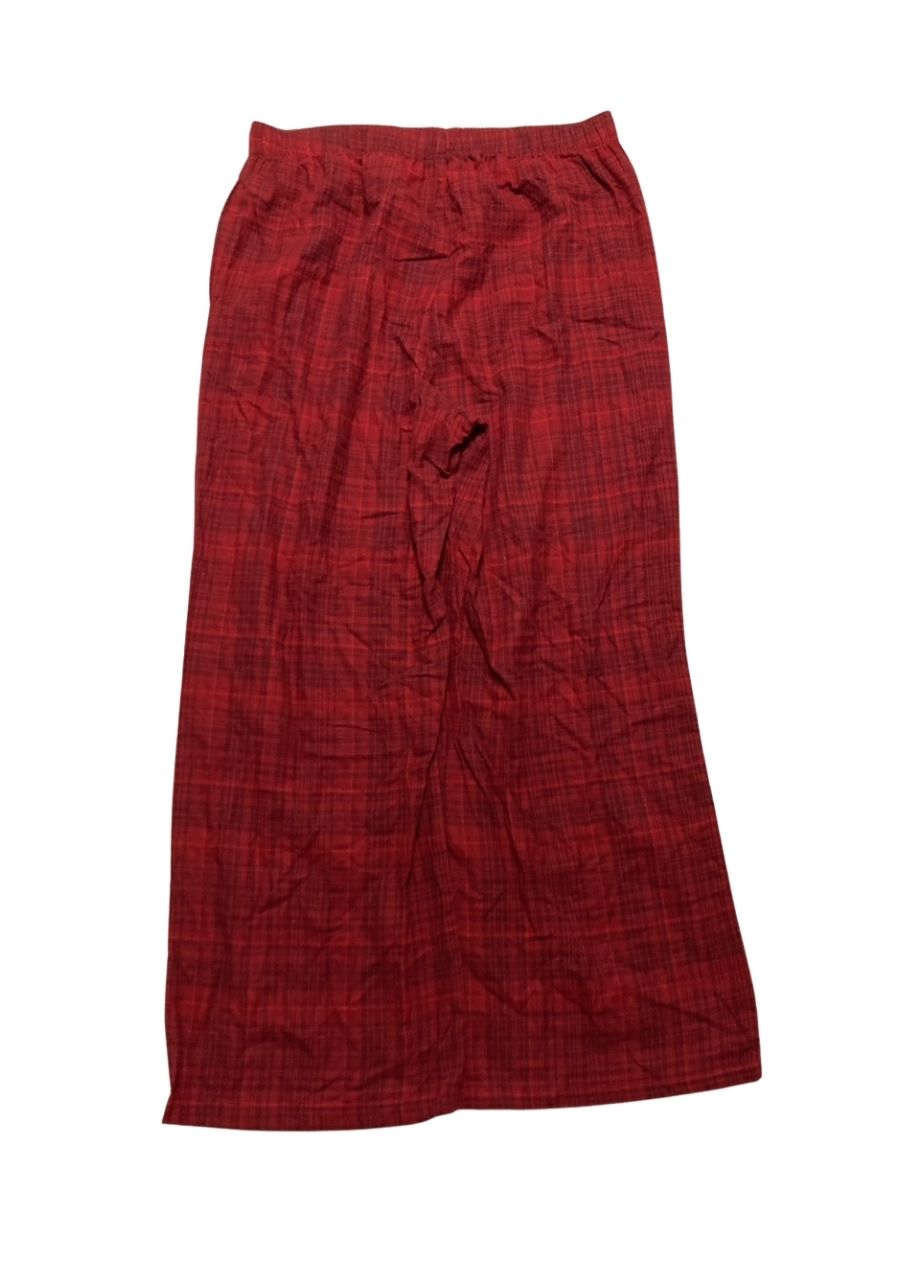 CALVIN KLEIN Printed cotton pajama pants RED L