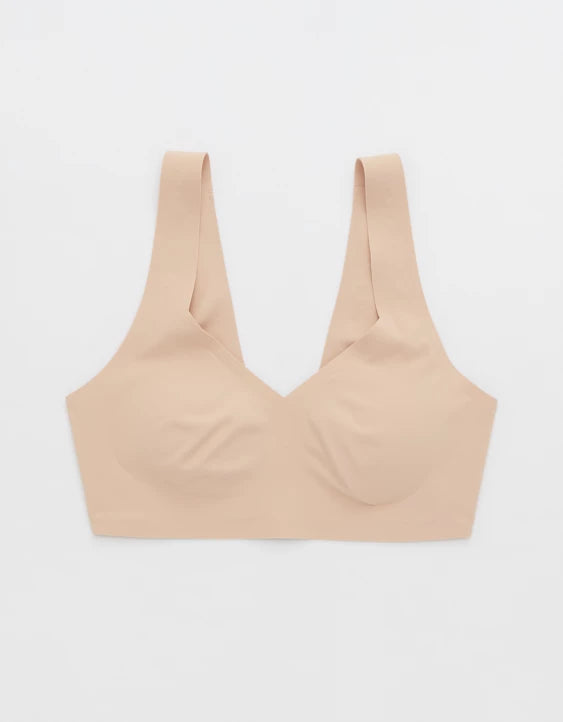SMOOTHEZ By Aerie Padded Sweetheart Bralette NUDE M