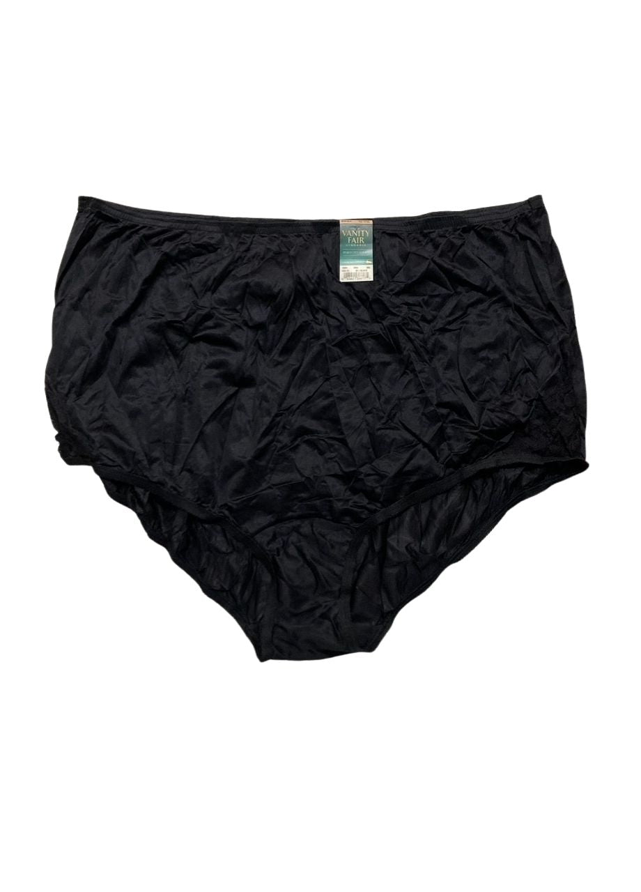 VANITY FAIR High Waisted Underwear MIDNIGHT BLACK 5XL