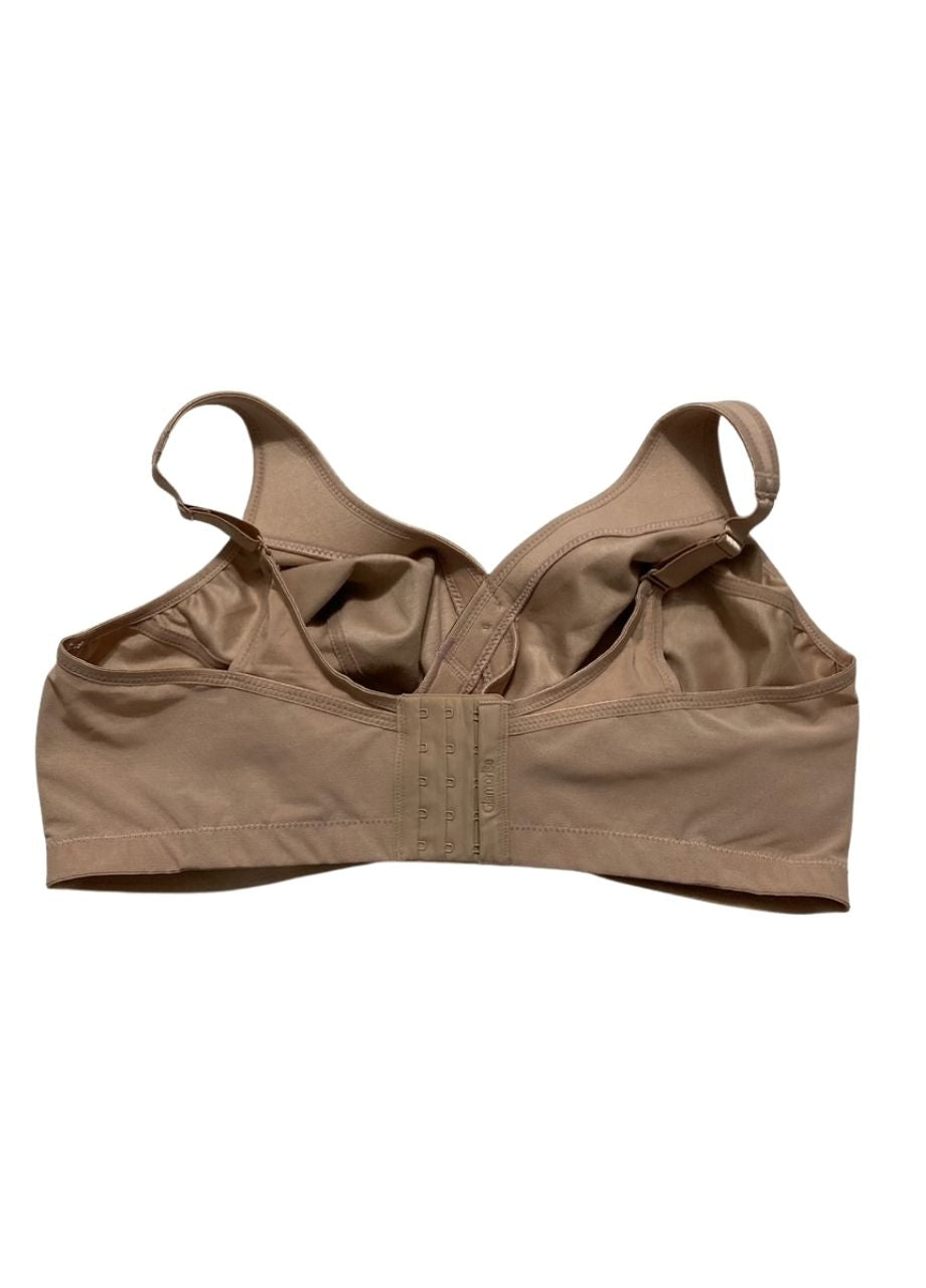 GLAMORISE Full Figure Plus Size MagicLift Active Support Bra Wirefree CAFE 42G