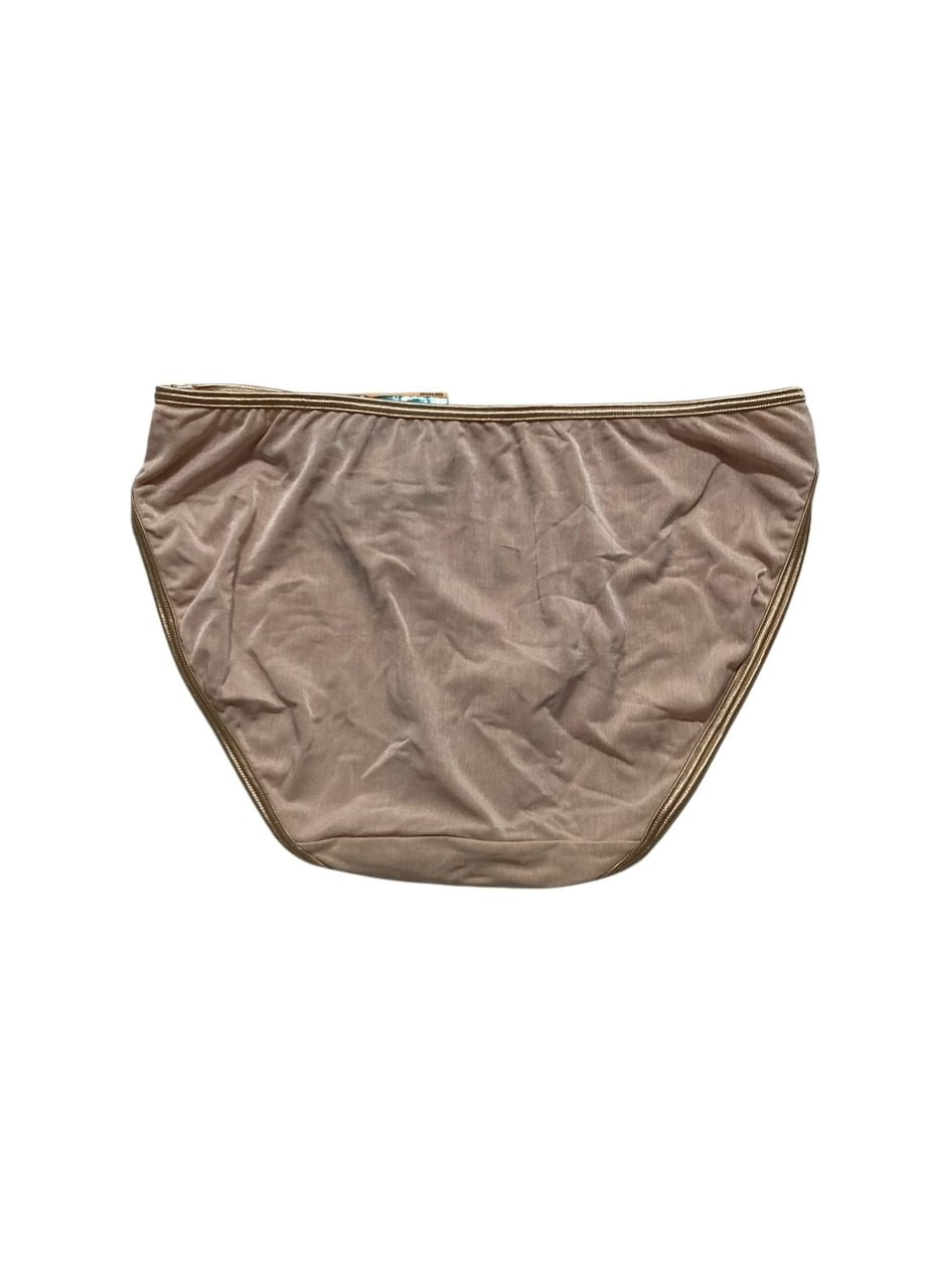 VANITY FAIR Illumination String Bikini Panties ROSE BEIGE L
