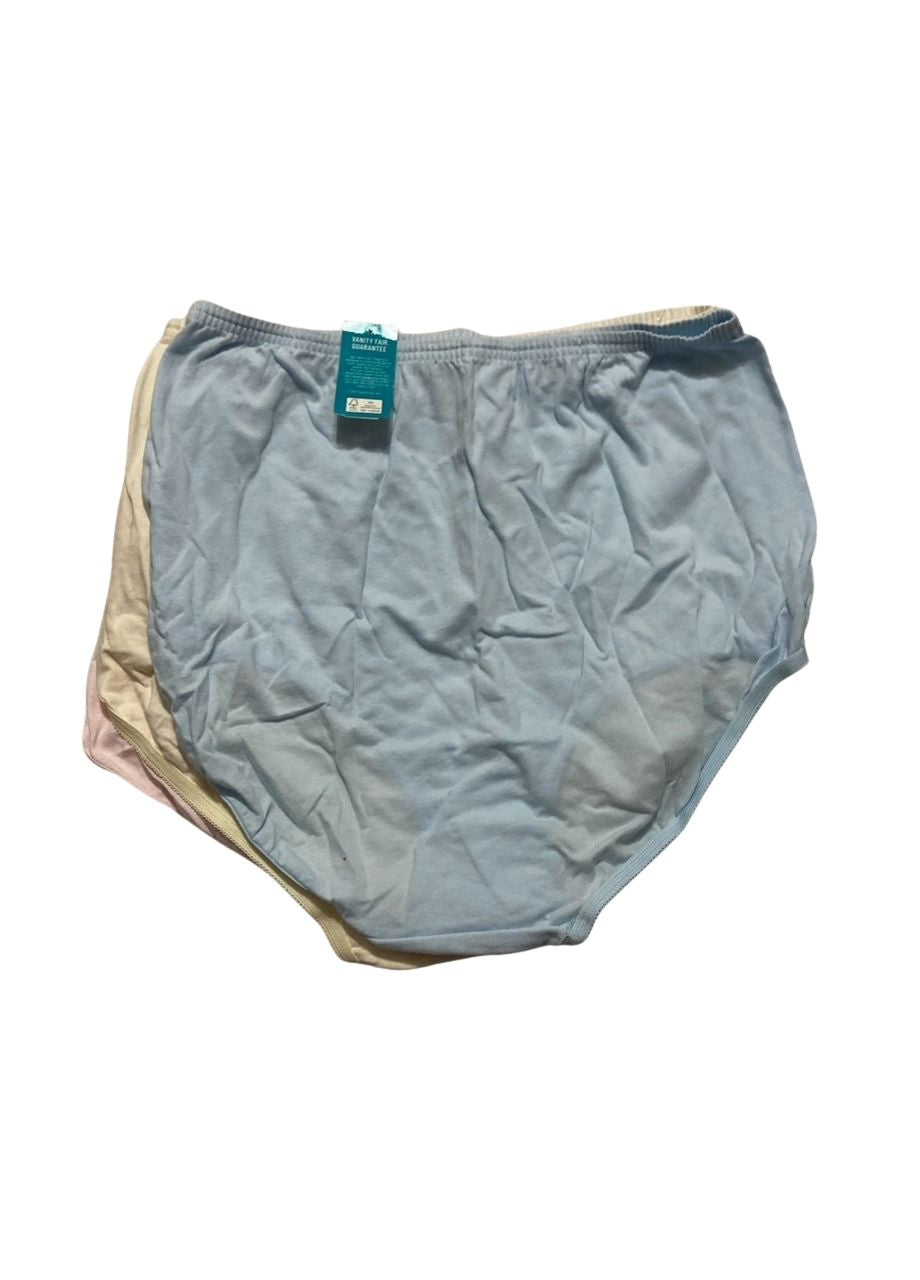 VANITY FAIR High Waisted Underwear 3 Pack MULTICOLOR L